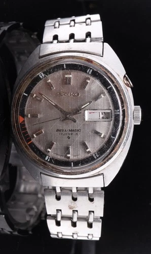 Vintage Seiko Bell-Matic 38mm Auto 17J Steel Mens Watch 4006 6011 $1 N/R