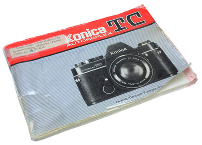 Original Bedienungsanleitung für Konica Autoreflex TC (Ref#J-163)
