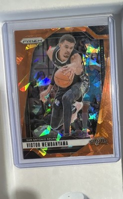 2024-25 Panini Prizm - Victor Wembanyama #172 Orange Ice Prizm