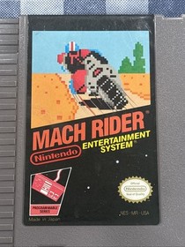 Mach Rider [5-Screw] (Nintendo NES, 1985) TESTED Authentic WORKS