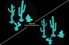 Cactus Prickly Pear Auburn Rubber Western toy soldiers MARX playsets