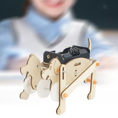 Elektrisches mechanisches Hundespielzeug Experiment Projektkits pädagogisches Spielzeug mechanisch