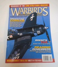 WARBIRDS INTERNATIONAL MAGAZINE Sept Oct 2004 Corsair Yak 3 Messerschmitt