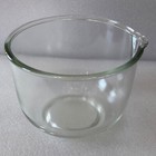 Vintage Glasbake Made for Sunbeam Mixer Clear Glass Mixing Bowl w/ Spout 20CJ