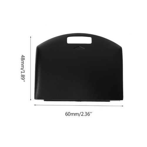 Black Replacement Cover Door Back Battery Case for Sony PSP 1000 1001 Fat New - Picture 2 of 6