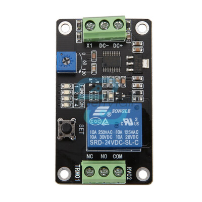 TRM01 Time Delay Relay Module Self-Locking Delay Switch Control DC 5V/12V/24V