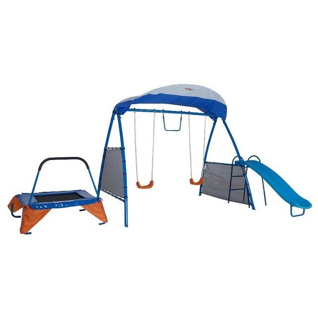 iron kids swing set