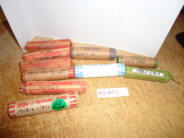 1982-P LDCOPPER LINCOLN CENT ROLL - YOU ARE BIDDING THIS LISTED ROLL ONLY
