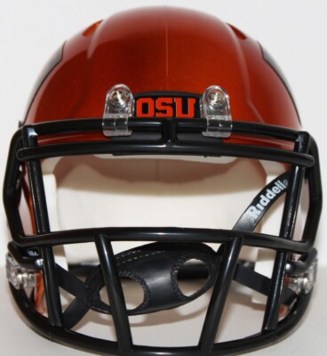 beaver local retro football helmet 2023 Oregon State Beavers Custom Riddell Mini Helmet vs Utah