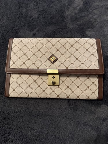 Vintage Bally Italienische Leder Reise Geldbörse Neu