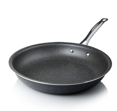 Granitestone Diamond Round Nonstick Fry Pan with Cool Touch Handle - 10'' & 12''