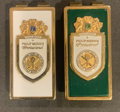 Vintage Philip Morris Tobacco Co. Golf Outing Money Clip Kraft General  Foods