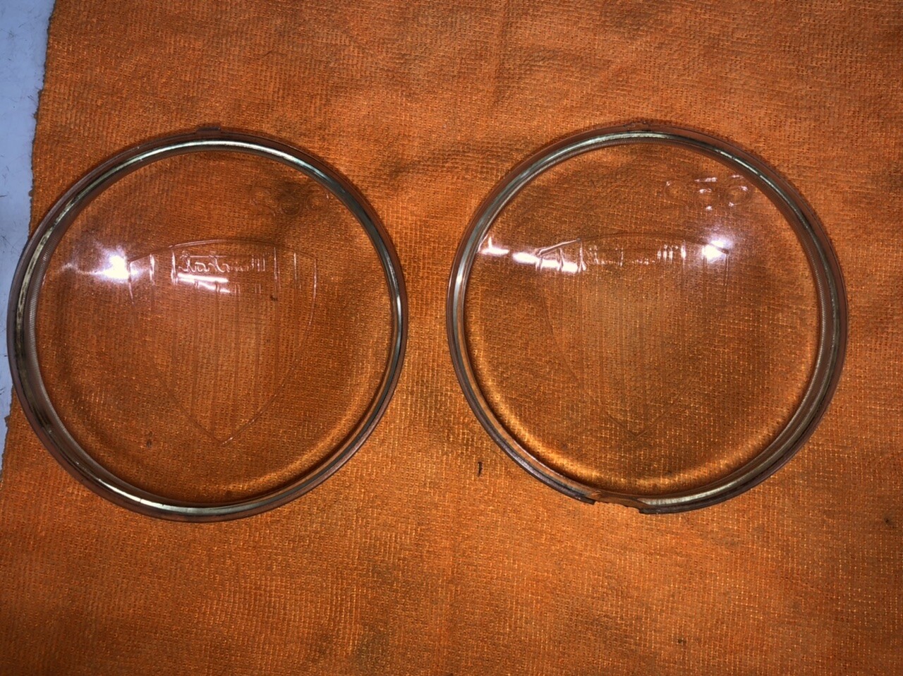 2 MARCHAL 632 spot light Lenses Rolls-Royce Phantom II Wraith III 20/25 Bugatti 