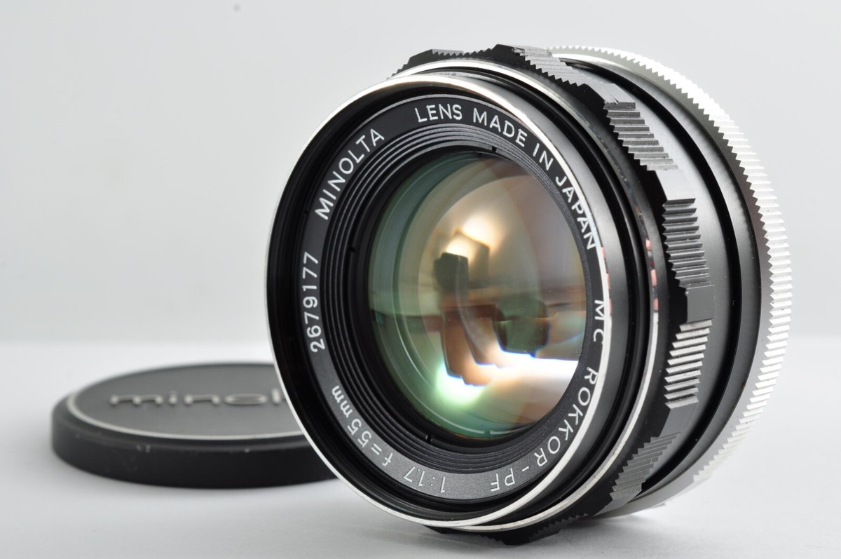 Minolta MC Rokkor PF 55mm f/1.7 MF Lens [Exc+4] (Ser.2679177
