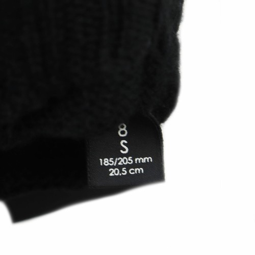 Gucci 452573 Glove Logo Emboss Black Used From Japan - Picture 5 of 10