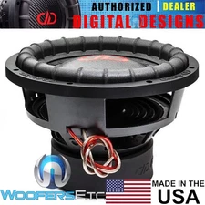 DD AUDIO 3510i-D2C USA MADE 10" 4800W DUAL 2-OHM CAR SUBWOOFER BASS SPEAKER NEW