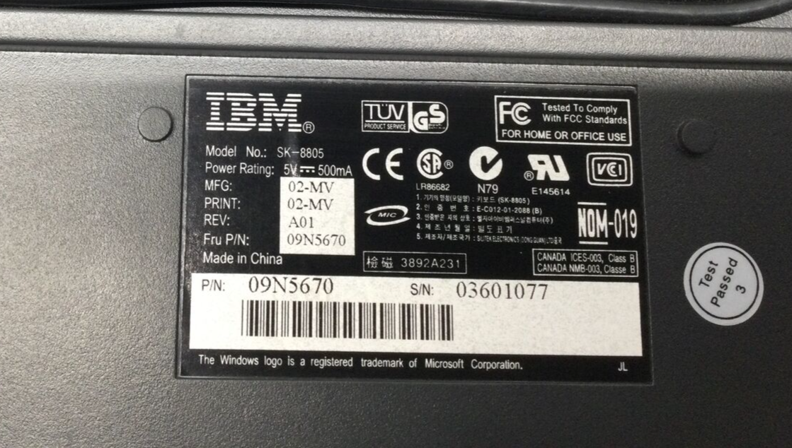 IBM 09N5670 Keyboard NetVista Black USB for sale online | eBay 