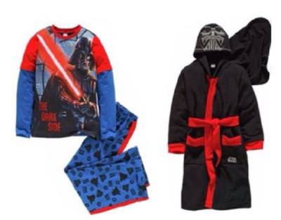 STARWARS PYJAMA/MANTEL SET: 3/4 JAHRE, BRANDNEU