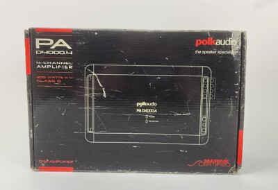 Polk Audio PAD4000.4 4-Channel Car Audio Amplifier Amp PA D4000.4