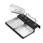 Soldering Iron Stand Holder Metal Base Dual Square Stand Support Holder Station