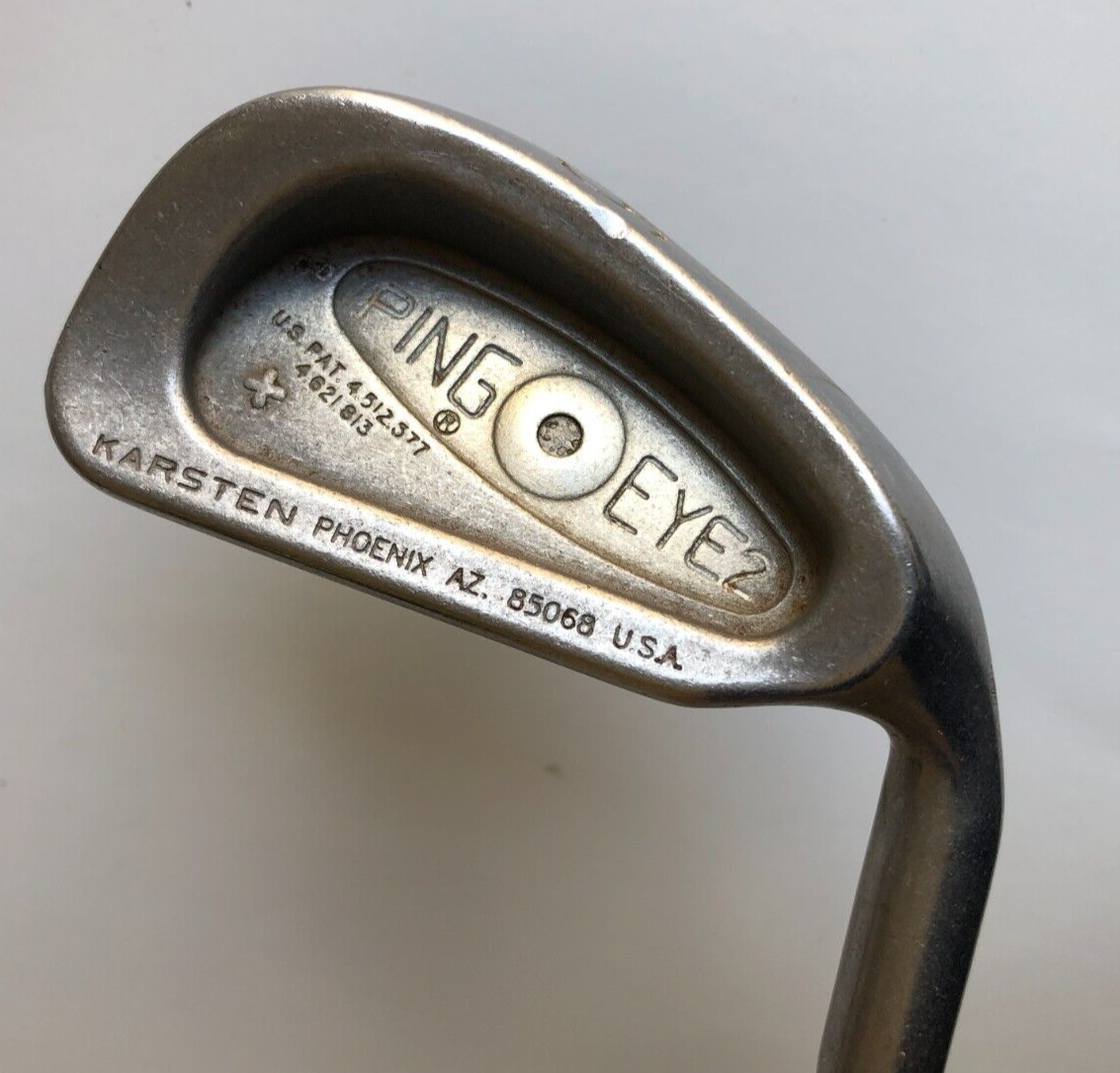 Ping EYE2 Karsten Red Dot 9 Iron Stiff Flex Steel Shaft Avon Grip Ping EYE2 Karsten Red Dot 9 Iron Stiff Flex Steel Shaft Avon Grip