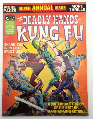 THE DEADLY HANDS OF KUNG FU #15 Super Annual  Curtis Dec.1974