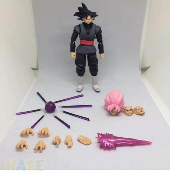 Dragonball Z S.H.Figuarts Goku Gokou Negro Rosa Super Saiyajin.kgm 16cm