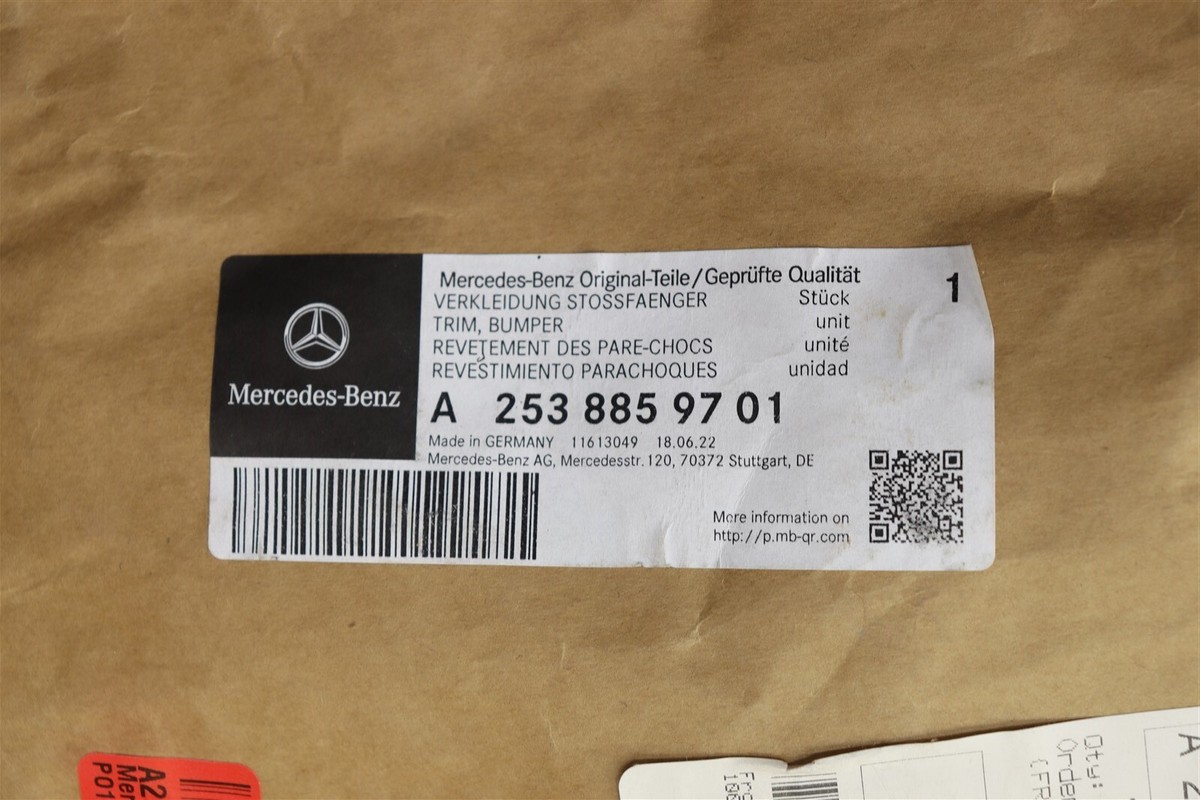 ◇Jiyong2 NEW OEM Mercedes-Benz Front Bumper Lower Trim Panel