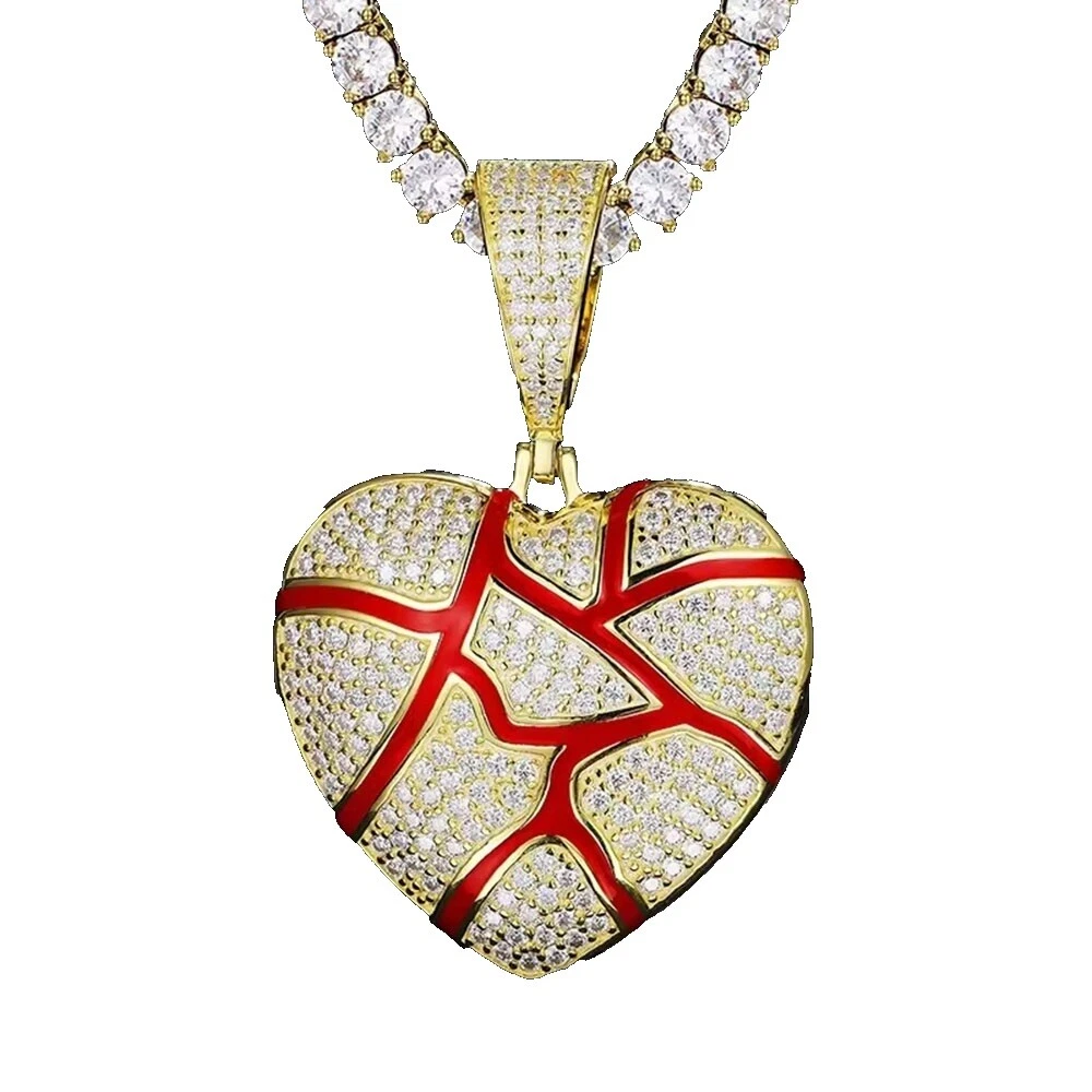 珐琅运动吊坠项链和吊坠男