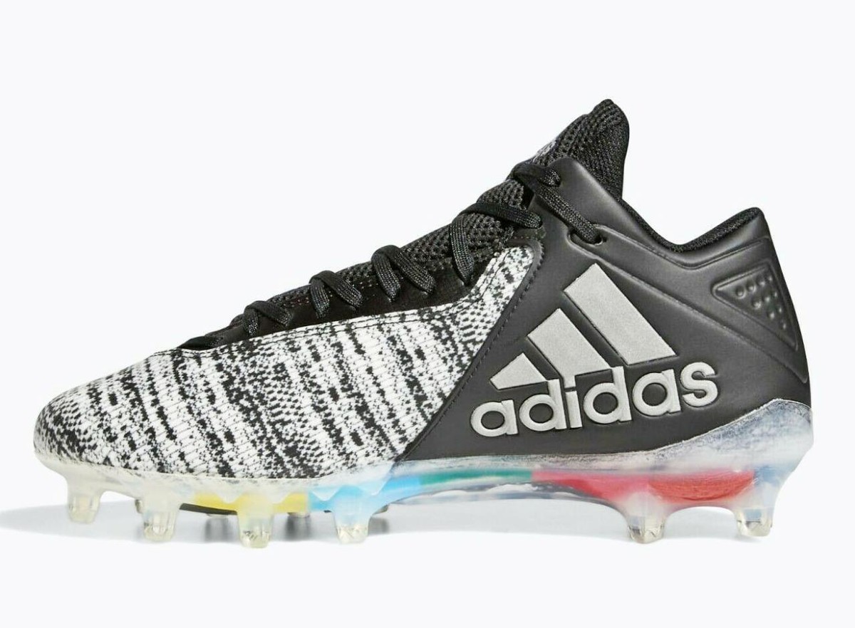 Adidas Football Cleats Mens 11.5 Freak Carbon 20 Bounce Black Silver New EF8699 Adidas Freak Carbon 20 Bounce Football Cleats Silver Black  main image 2