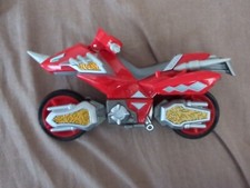 Power Rangers Dino Thunder Rapto Rider, motorbike, Red, Rotating Wheels.