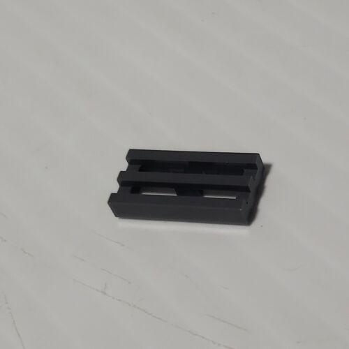 LEGO 1 x 2 Tile w Grille DARK BLUISH GRAY (x6) 2412b NEW REPLACEMENT PARTS - Picture 3 of 4