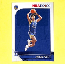 2019-20 Panini Hoops #223 Jordan Poole Rookie RC Card Warriors 