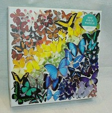 Pretty, "RAINBOW BUTTERFLIES 500 PIECE JIGSAW PUZZLE BY GALISON", 20" x 20"