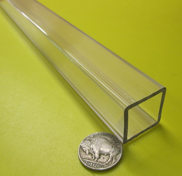 Polycarbonate Square Tube 1.0" Square x .080" Wall x 72" 088 eBay