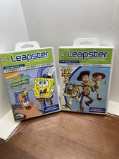 Leapster Lot Spongebob Squarepants Saves The Day And Toy Story 3