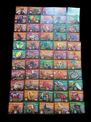 Creature Feature Replacement Cards Lot of 55 Incomplete Insects Bugs