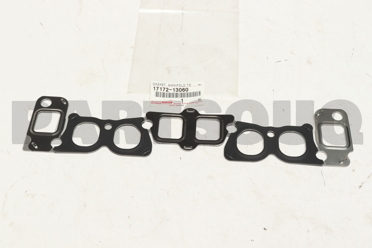 1717213060 Genuine Toyota GASKET, MANIFOLD TO CYLINDER HEAD 17172