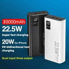 Cargador portátil 30000 mAh Power Bank 22…