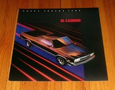 Original 1985 Chevrolet El Camino Sales Brochure Catalog SS Conquista