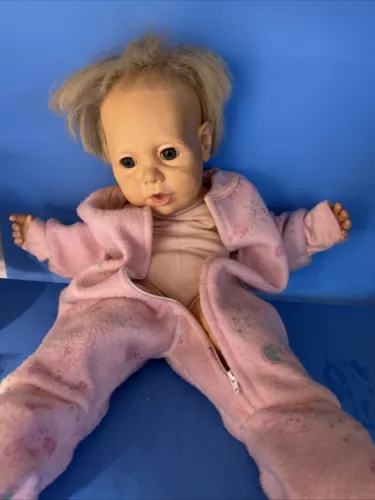 Vintage Real Baby Doll J Turner 20” Hasbro 1984 Weighted