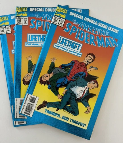 Amazing Spider-Man #388 Marvel Comics 1994 Double Sized Foil - Lot of 3