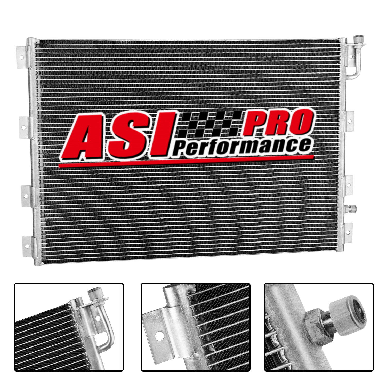 Aluminum AC Condenser For 1987-08 2005 Kenworth T300 T400 T600A T800 W900 K100E