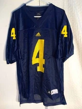 Adidas NCAA Jersey Michigan Wolverines #4 Navy sz XL