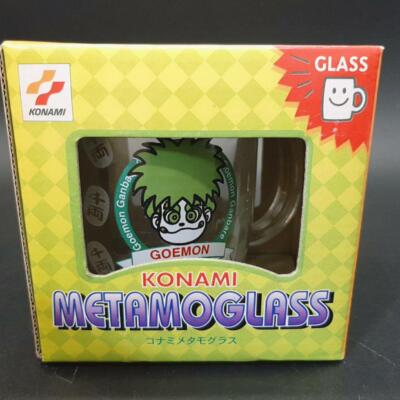 Konami Metamo 3 Glass Set Ganbare Goemon Twin bee Tokimeki 