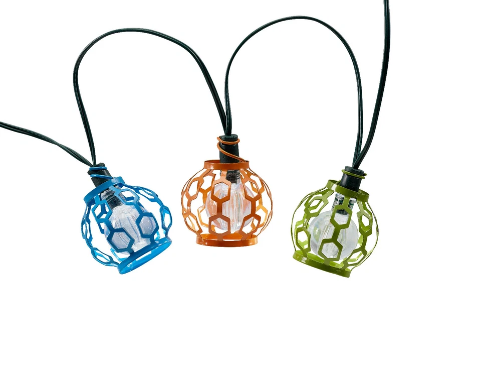 Auto-On Outdoor Solar Power Gala String Lights - Image 3 of 3