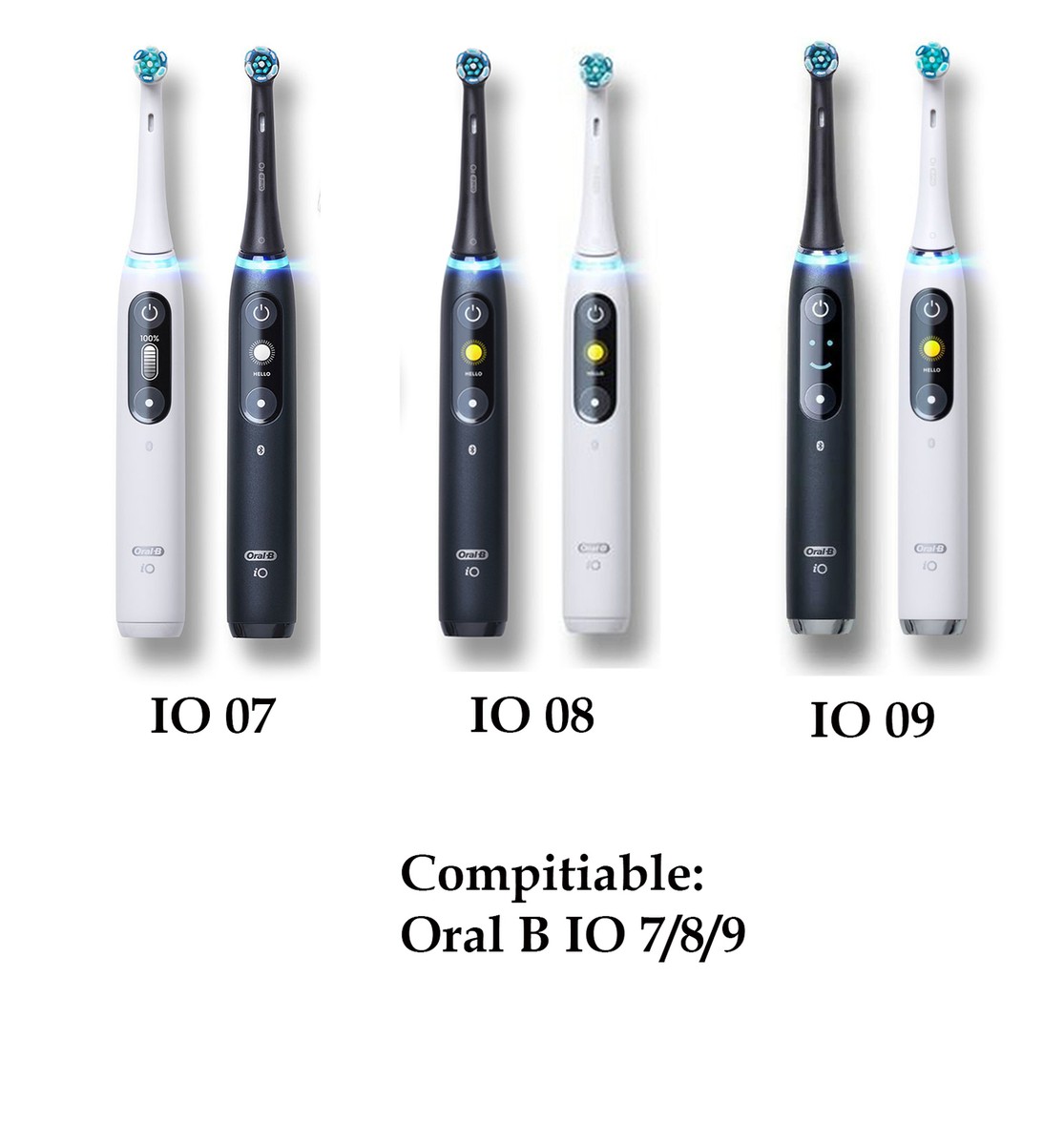 Charger 3768 for Oral-B iO7 iO8 iO9 Electric Toothbrush Magnetic