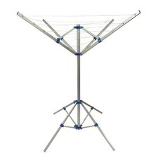 Portable Rotary Airer Washing Line 16M (Folding Free Standing Aluminium Dryer)