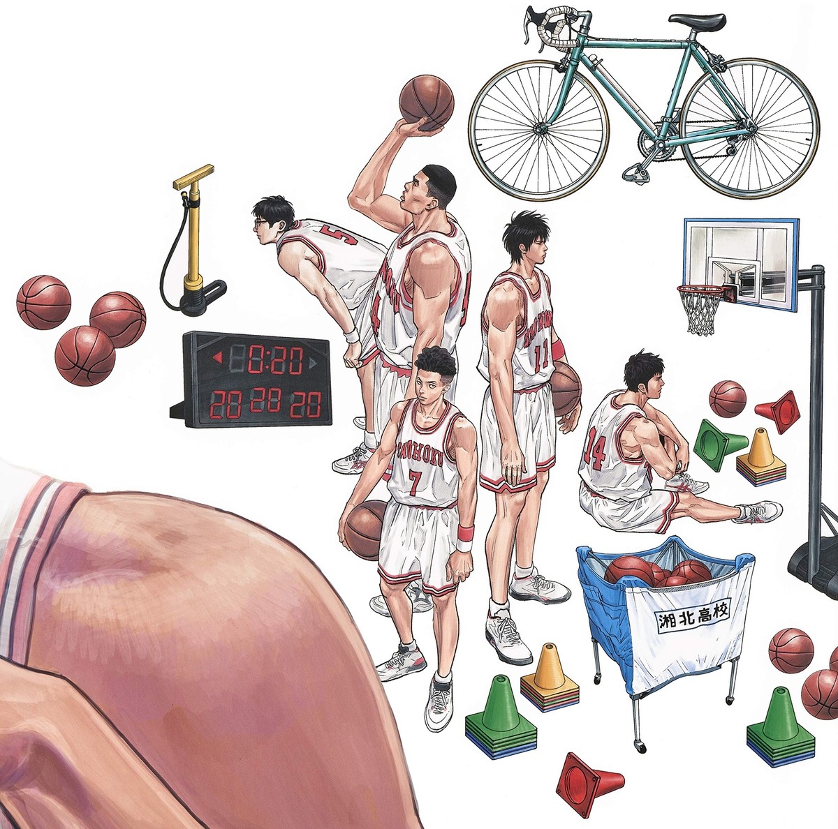 PLUS SLAM DUNK ILLUSTRATIONS 2 Yuhiko Inoue Art Book