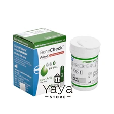 NEW! BENECHECK PRIME URIC ACID Test Strips - 1 Box @ 25 Strips